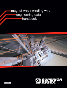 magnet wire / winding wire engineering data