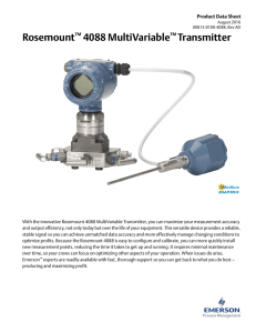 Rosemount™ 4088 MultiVariable™ Transmitter