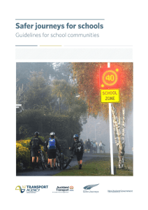 Safer journeys for schools
