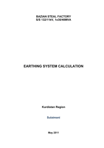 BSF-Earthing System Calculation