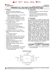 TPS43340-Q1 Low-IQ, 30-μA, High-VIN Quad