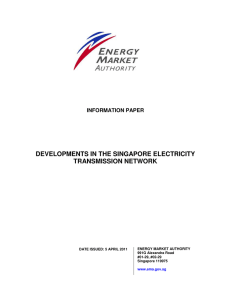 developments in the singapore electricity transmission network