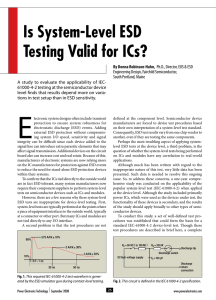 Is System-Level ESD Testing Valid for ICs?