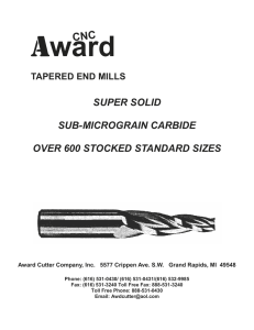 Award Cutters Catalog