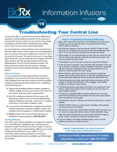 Troubleshooting Your Central Line 19