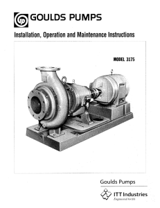 Installation Operation and Maintenance Manual (IOM)