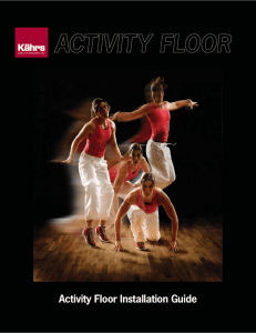 Activity Floor Installation Guide