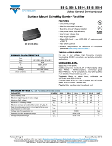 SS12, SS13, SS14, SS15, SS16 Datasheet