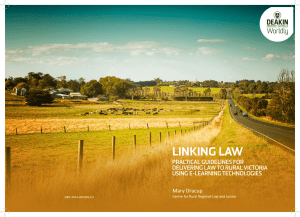 linking law - Deakin University