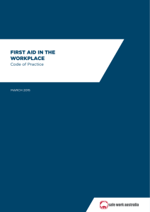 First Aid in the Workplace Code of Practice