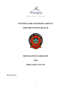 Fire Safety Plan Guideline