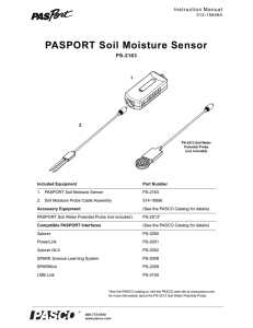 PASPORT Soil Moisture Sensor