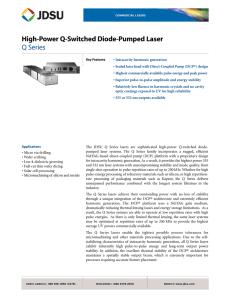 High-Power Q-Switched Diode