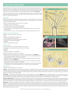 Vascular Disorders - American Society for Surgery of the Hand