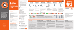 Exit Hardware Classifications Guide