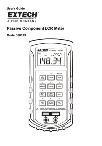 Passive Component LCR Meter