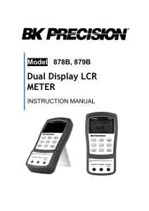 BK Precision LCR Meter Manual