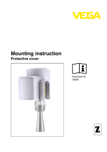 Mounting instruction - Protective cover -