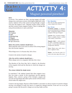 Activity 4: Magnet Powered Pinwheel