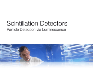 Scintillation Detectors