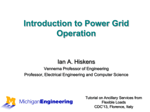 Introduction to Power Grid Operation