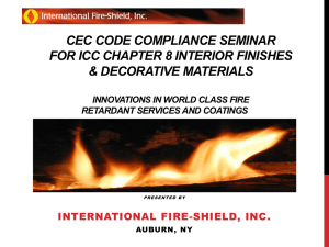 cec code compliance seminar for icc chapter 8 interior finishes