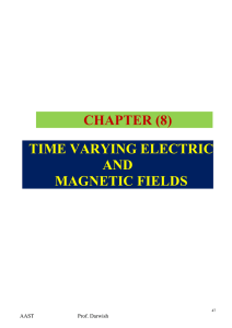 CH.8 Time Varying Field