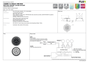 i-DOWN 12 350mA 15W IP20 WHITE MIX / RGB MIX / LED MIX FOR