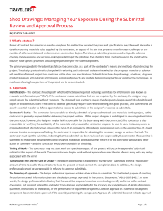 Shop Drawings: Managing Your Exposure During the