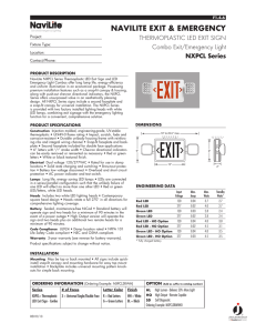 Spec Sheet - Juno Lighting Group