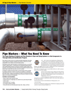Pipe Markers – What You Need To Know