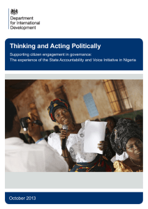 Thinking and Acting Politically