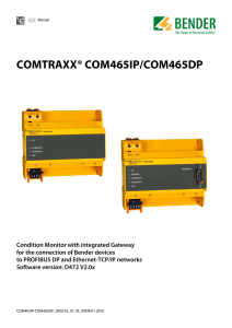 COMTRAXX® COM465IP/COM465DP