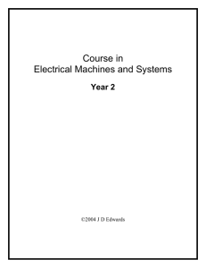 Electrical Machines and Systems