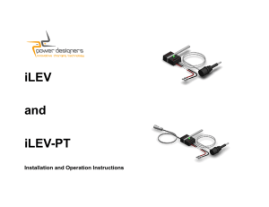 iLEV Water Level Indicator Installation and