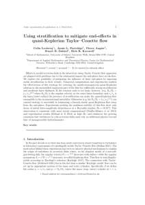 Using stratification to mitigate end-effects in quasi