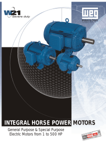 integral horse power motors