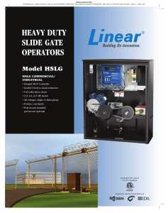 heavy duty slide gate operators