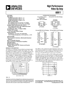 AD811 Data Sheet