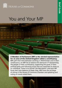 You and Your MP