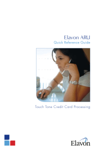 Elavon ARU - MerchantConnect