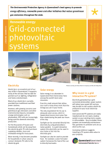 Grid-connected photovoltaic systems