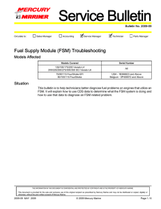 Service Bulletin - Marine Parts Express