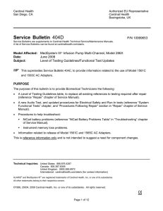 Service Bulletin 404D