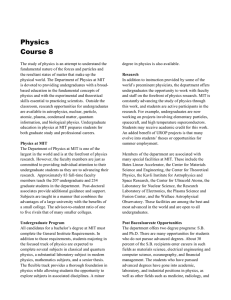 Physics Course 8