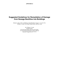 Suggested Guidelines for Remediation of Damage from