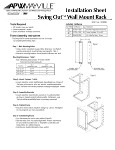 Swing OutTM Wall Mount Rack