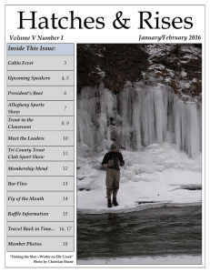 Volume V Number I January/February 2016 Inside This Issue: