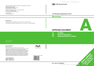 Approved Document A: structure