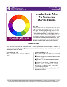 Introduction to Color: The Foundation of Art and